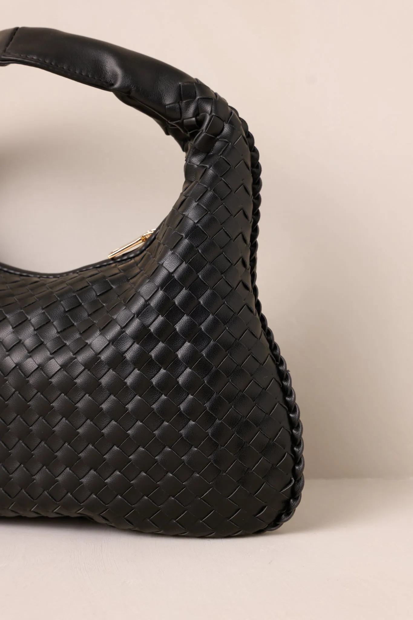 Dream Of The Fleet Black Woven Handbag