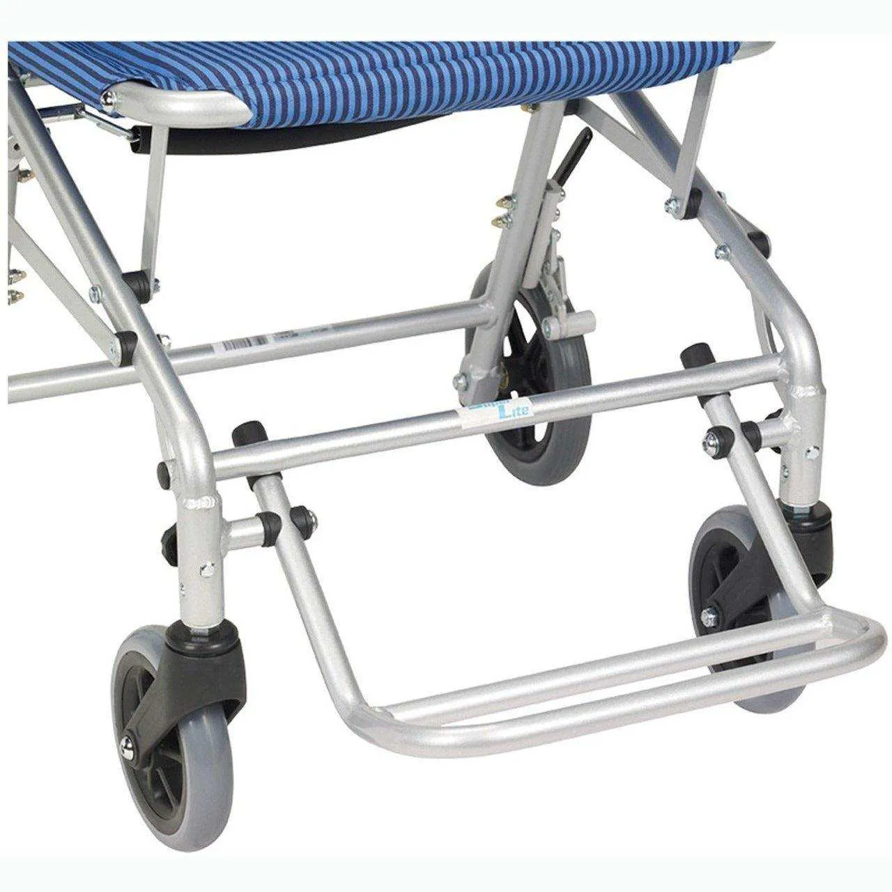 Drive Medical Super Light Folding Transport Wheelchair with Carry Bag