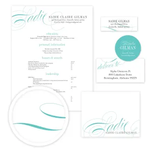 Elegant Script Complete Sorority Packet