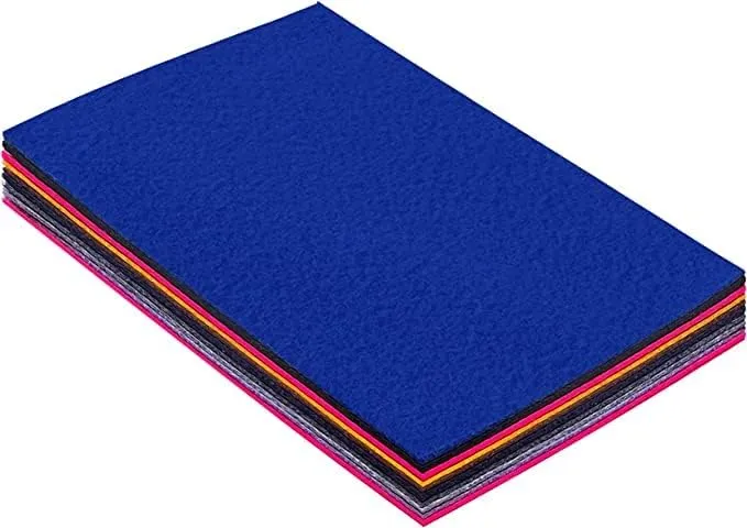 FabricLA 100% Acrylic Felt Fabric - Pre-Cut | 9x12 Inches | Multi-Colors