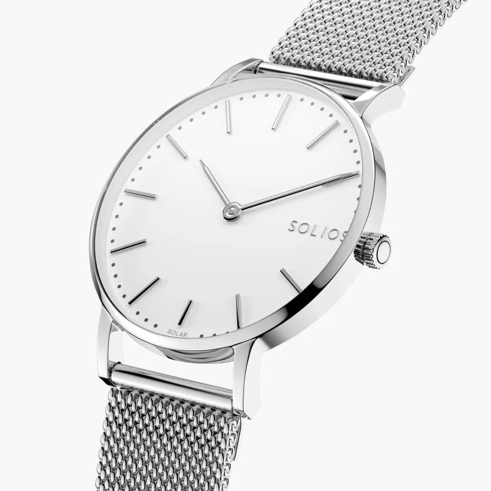 Father's Day Classic Bundle | White Dial - Silver Case