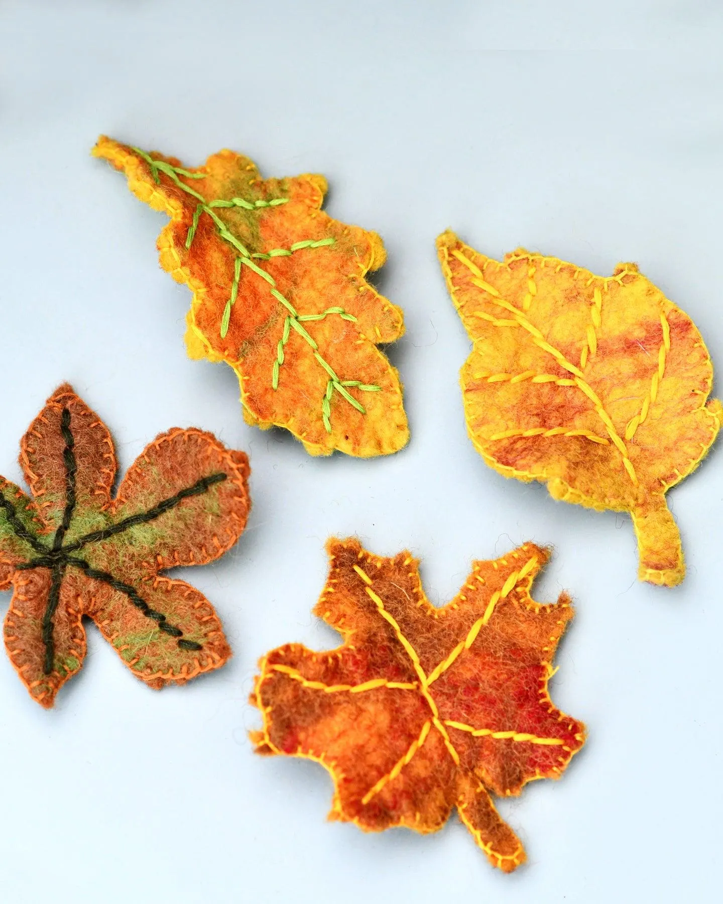 Felt Autumn Fall Leaves