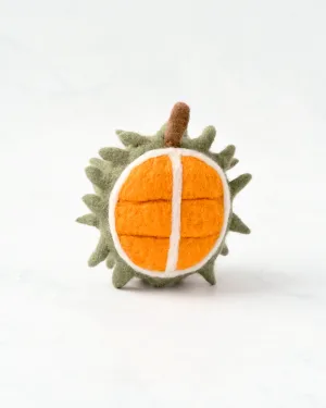 Felt Durian Fruit Play Food