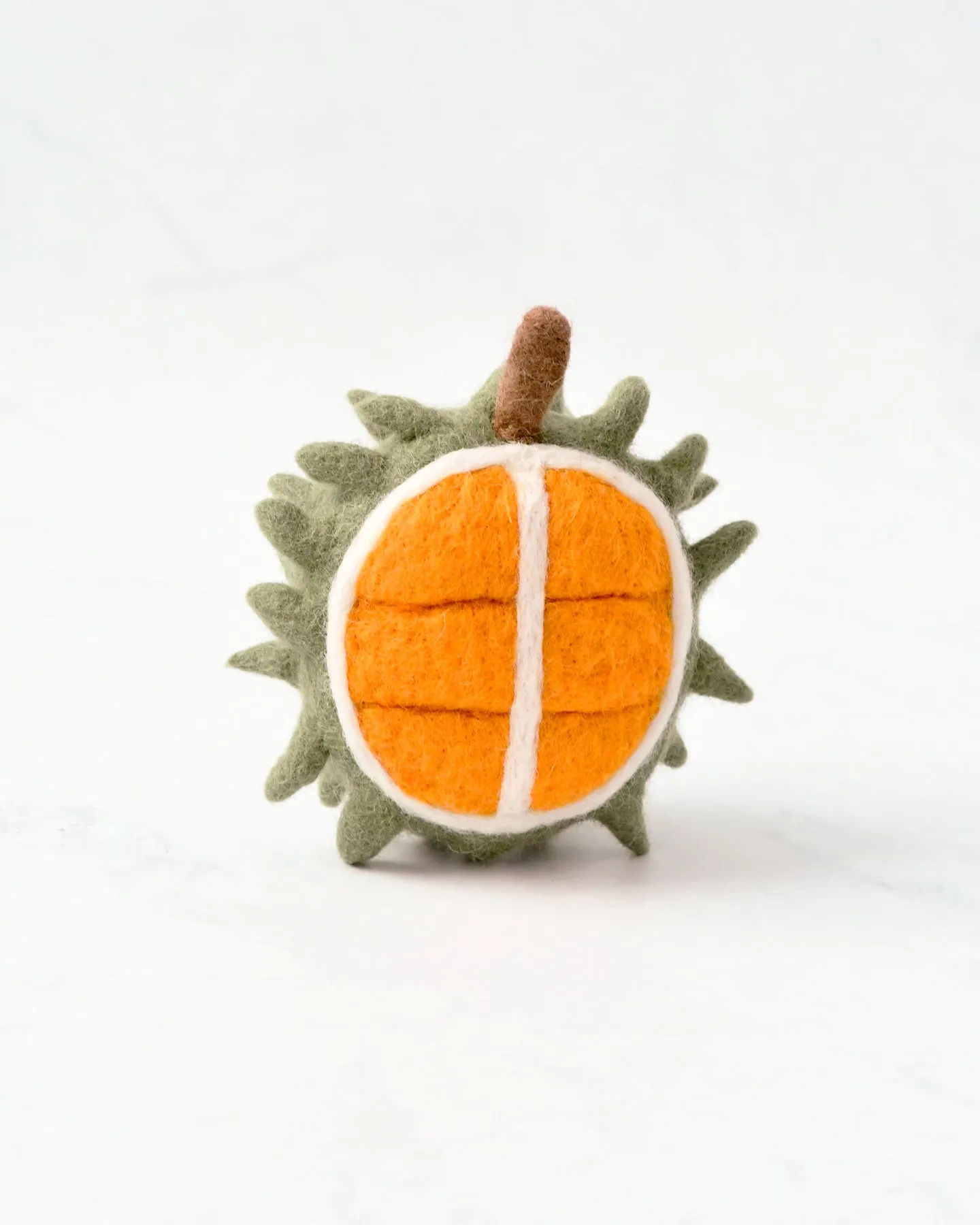 Felt Durian Fruit Play Food