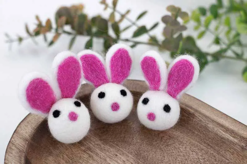 Felt Easter Bunny Shapes