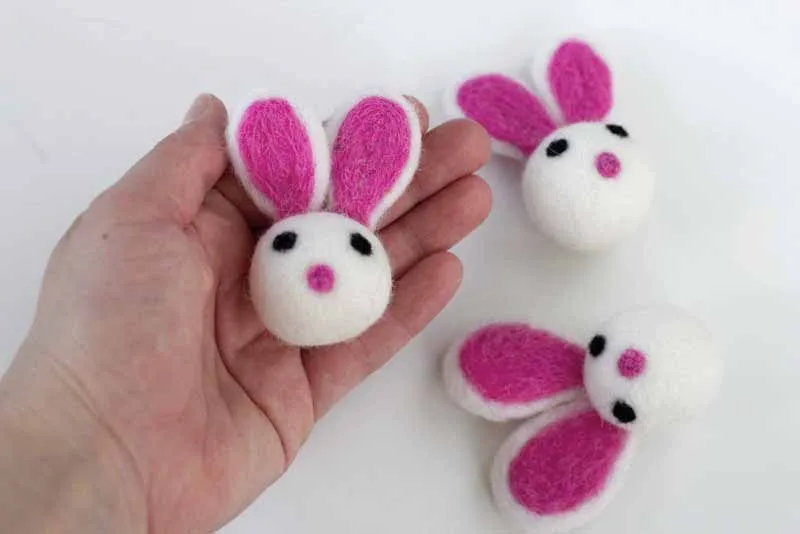 Felt Easter Bunny Shapes