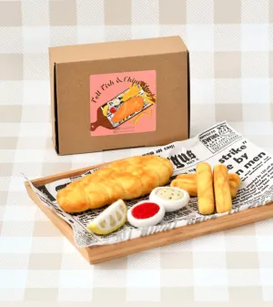 Felt Fish and Chips Stack - Tara Treasures