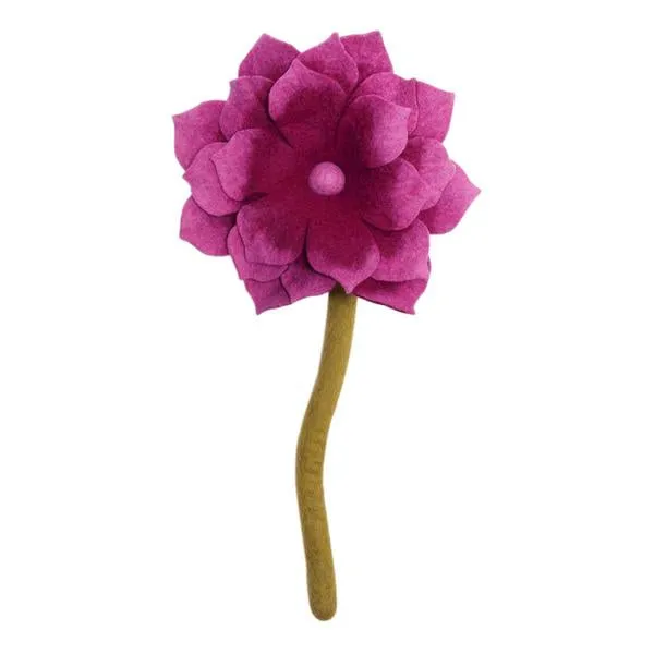 Felt Flower Stem - Lotus - Pick Your Favorite