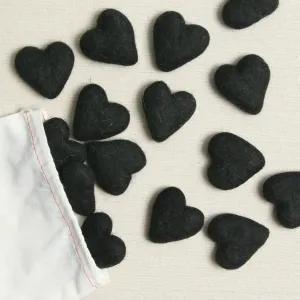 Felt Hearts, Black