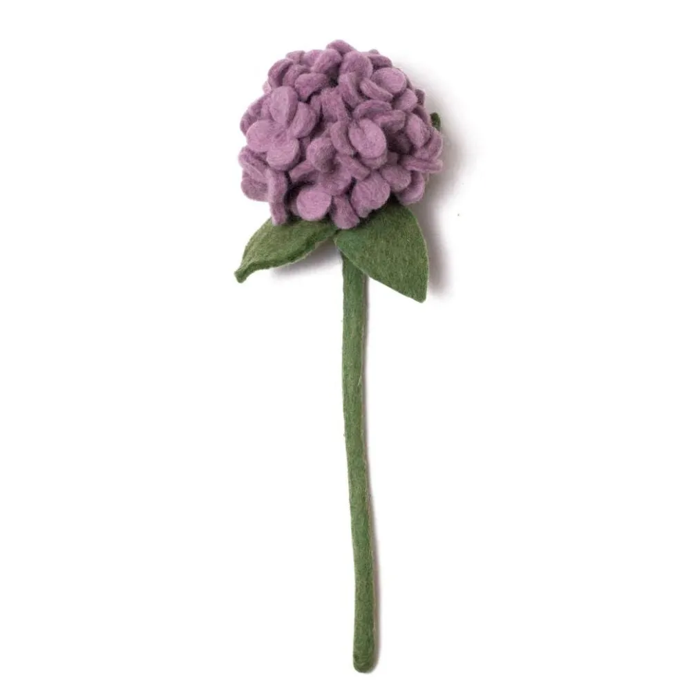 Felt Hydrangea Flower - Pick Your Favorite