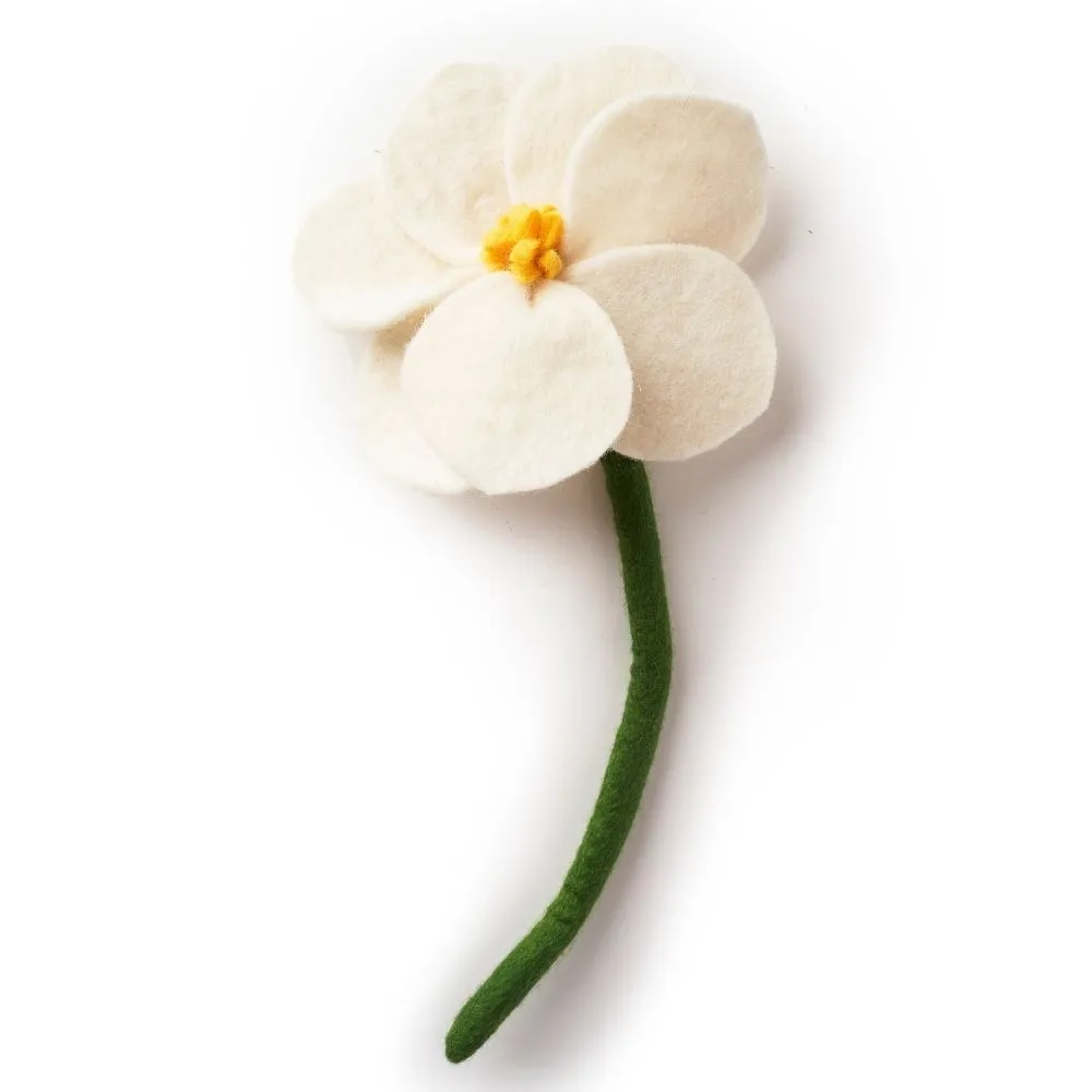 Felt Magnolia Flower Stem