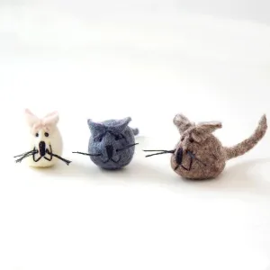 Felt Mouse Toy for Cats