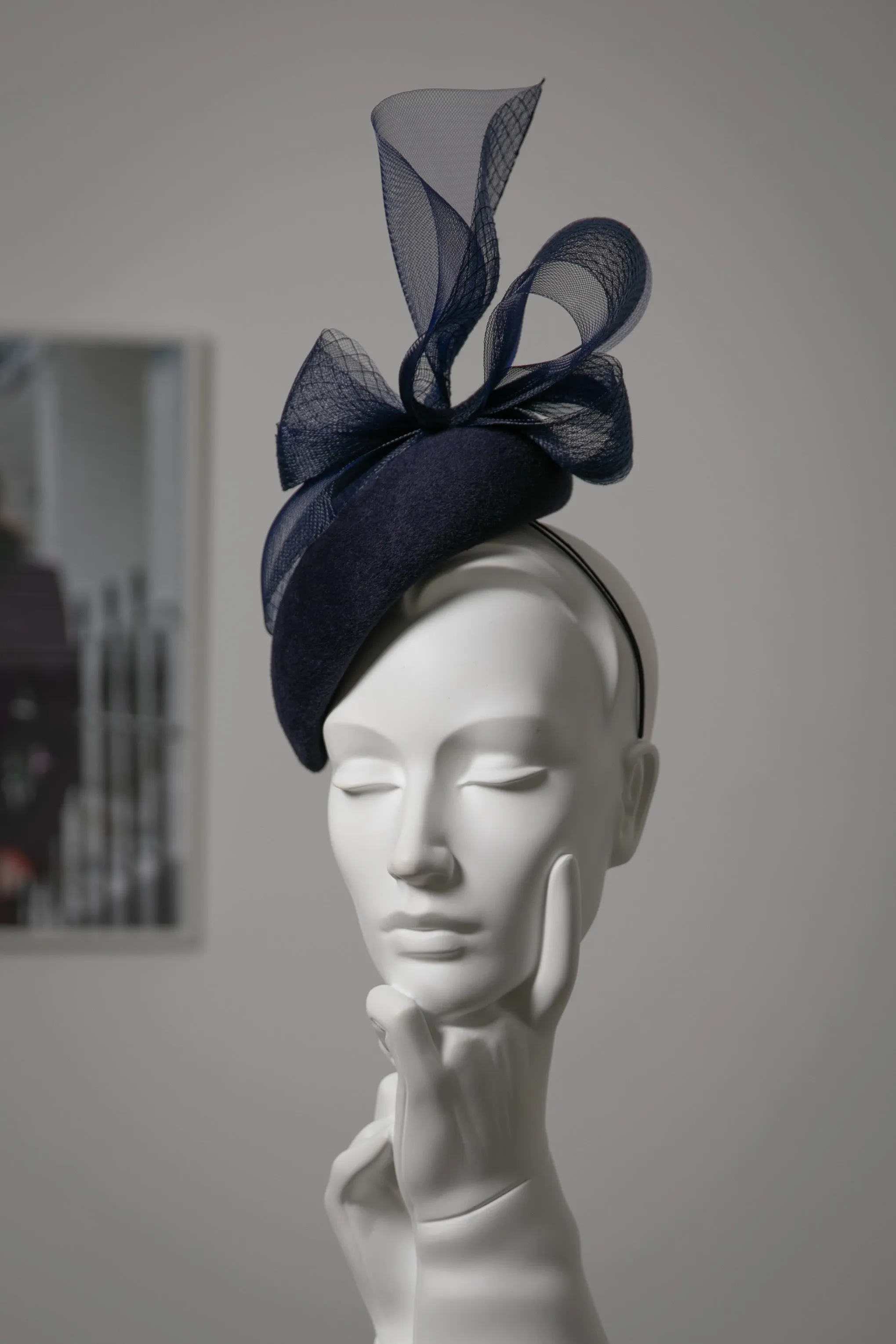 Felt Occasion Hat with Crin  - Mira