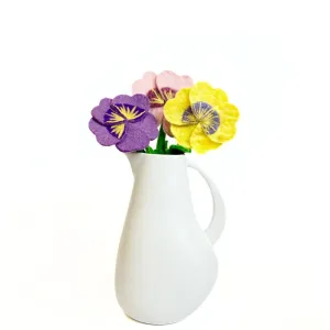 Felt Pansy Flower - Pick Your Favorite