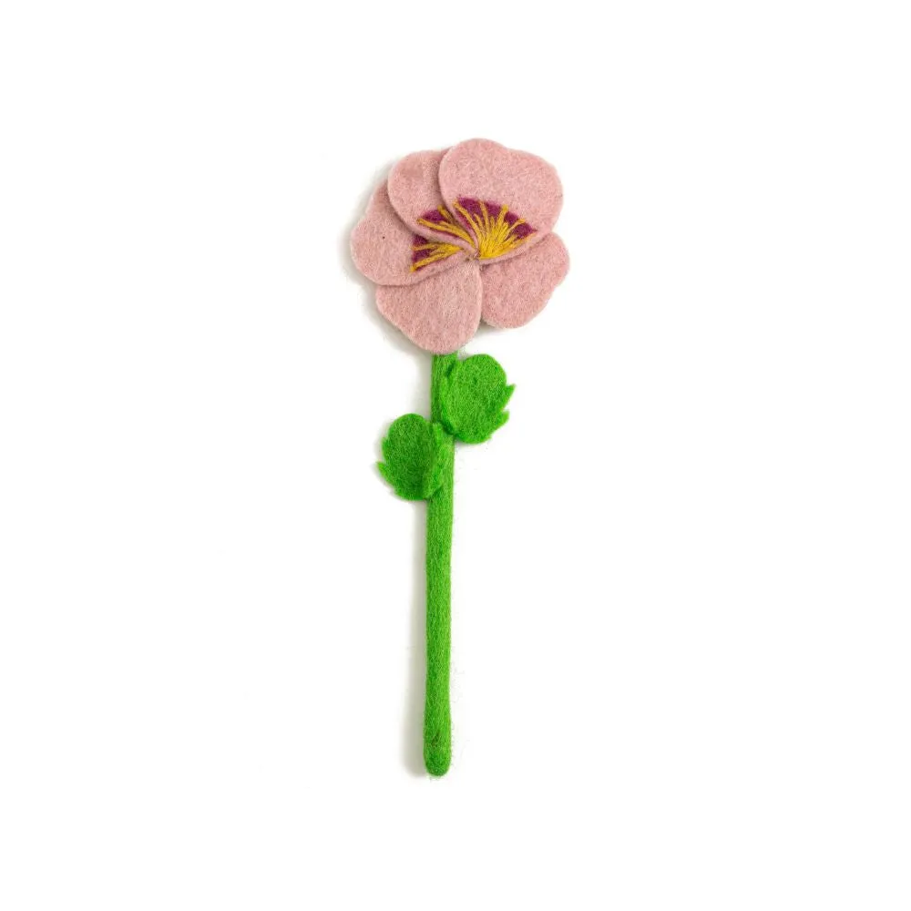 Felt Pansy Flower - Pick Your Favorite