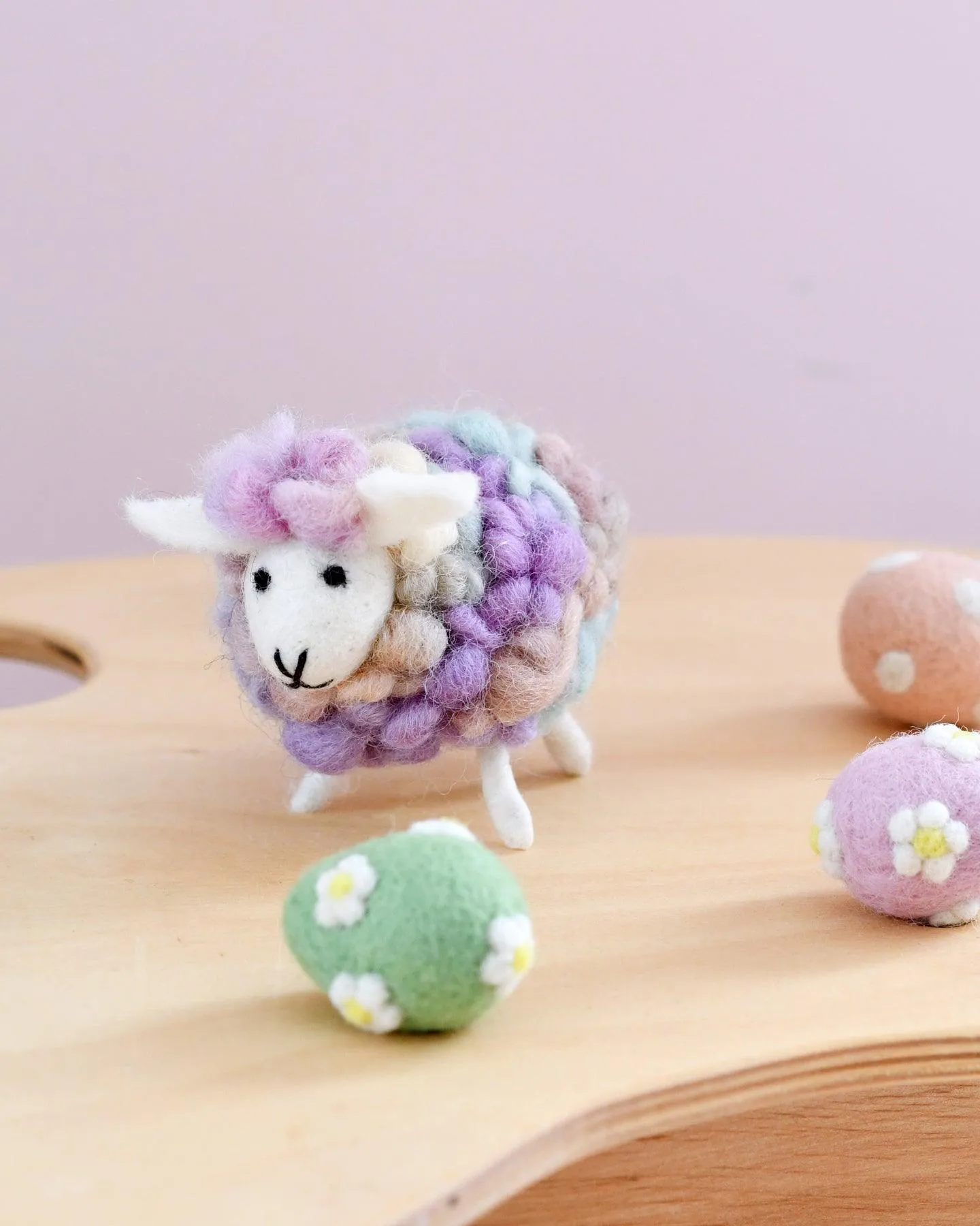 Felt Pastel Sheep Toy