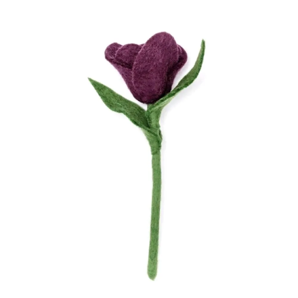 Felt Tulip Flower - Pick Your Favorite