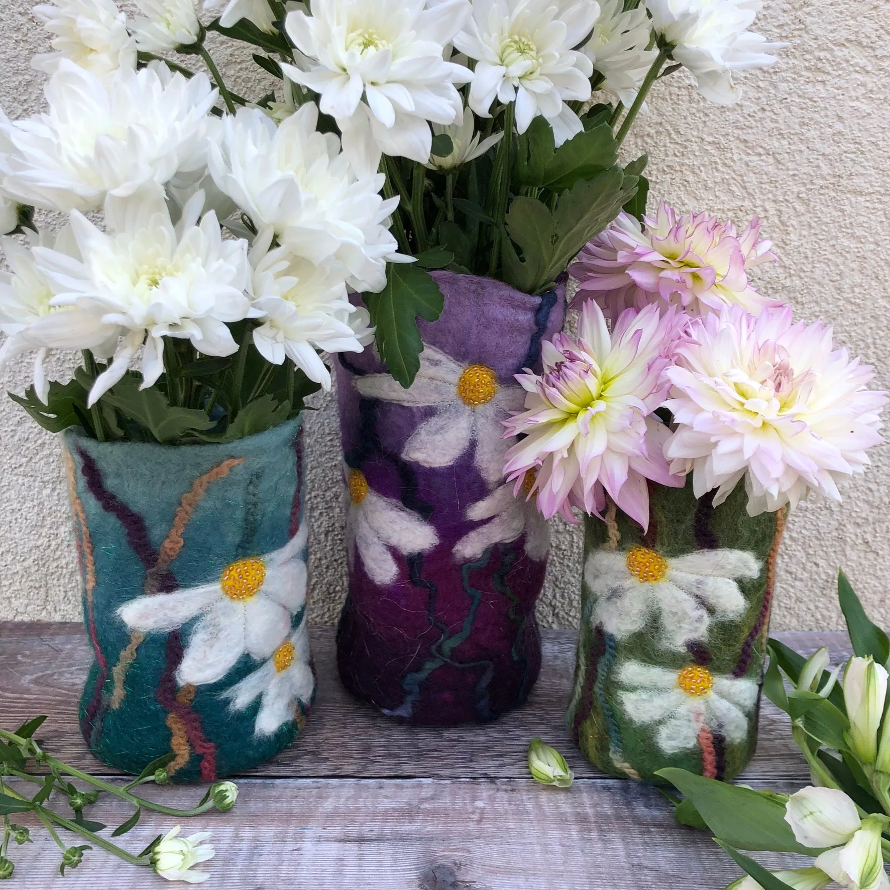 Felt vase - large