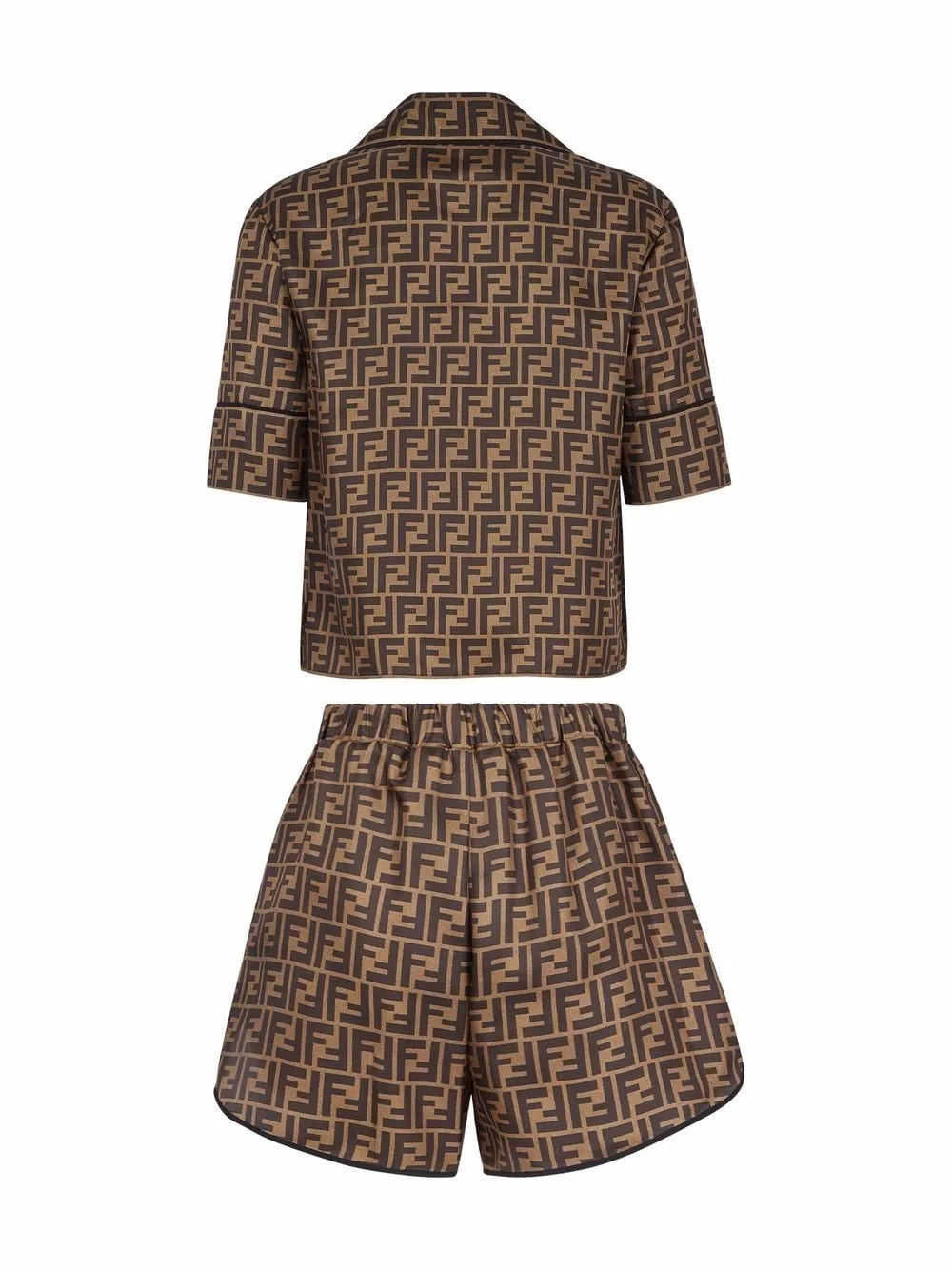 FENDI Luxury Two-Piece Silk Pyjamas for Men