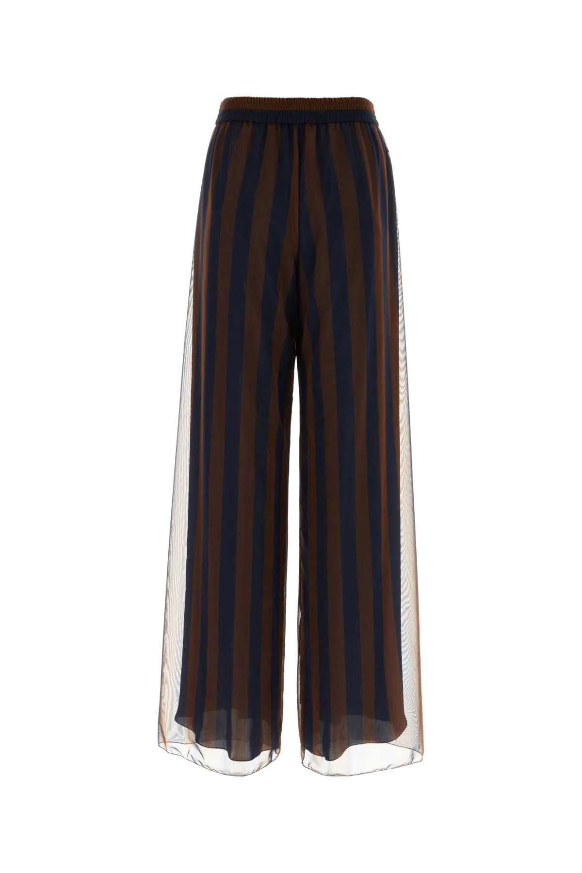 FENDI Printed Silk Palazzo Pants for Women