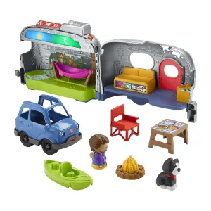 Fisher Price Little People Light Up Learning Camper Set