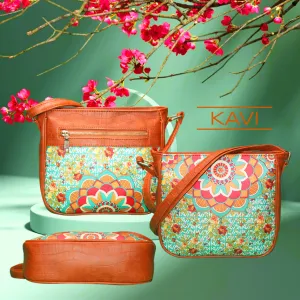 Floral Mandala U Sling Bag 205