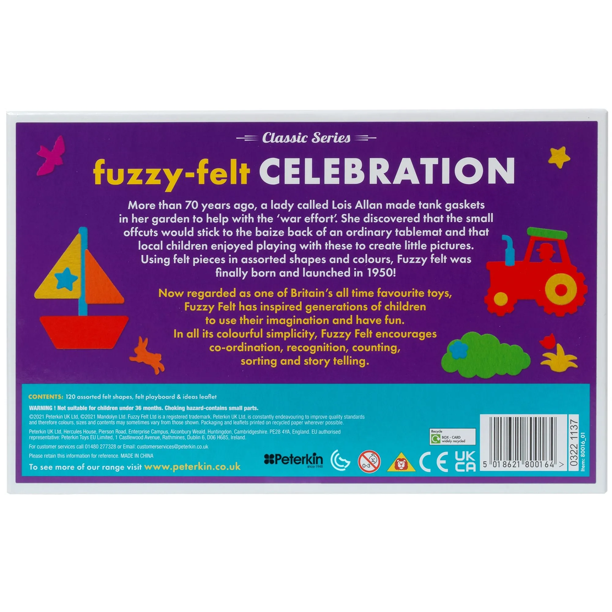 Fuzzy Felt Classic Deluxe Box - Celebration