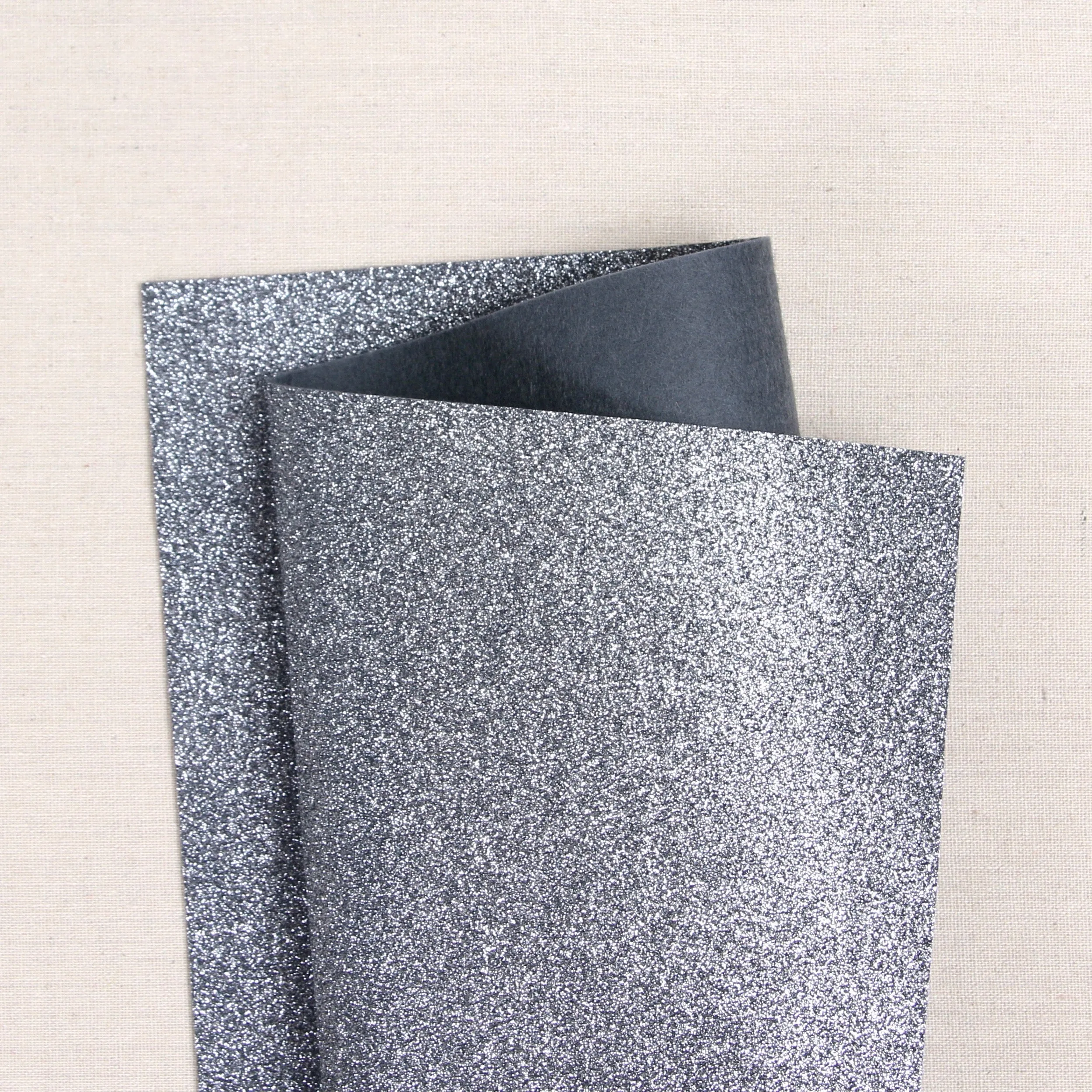 Graphite Glitter Felt