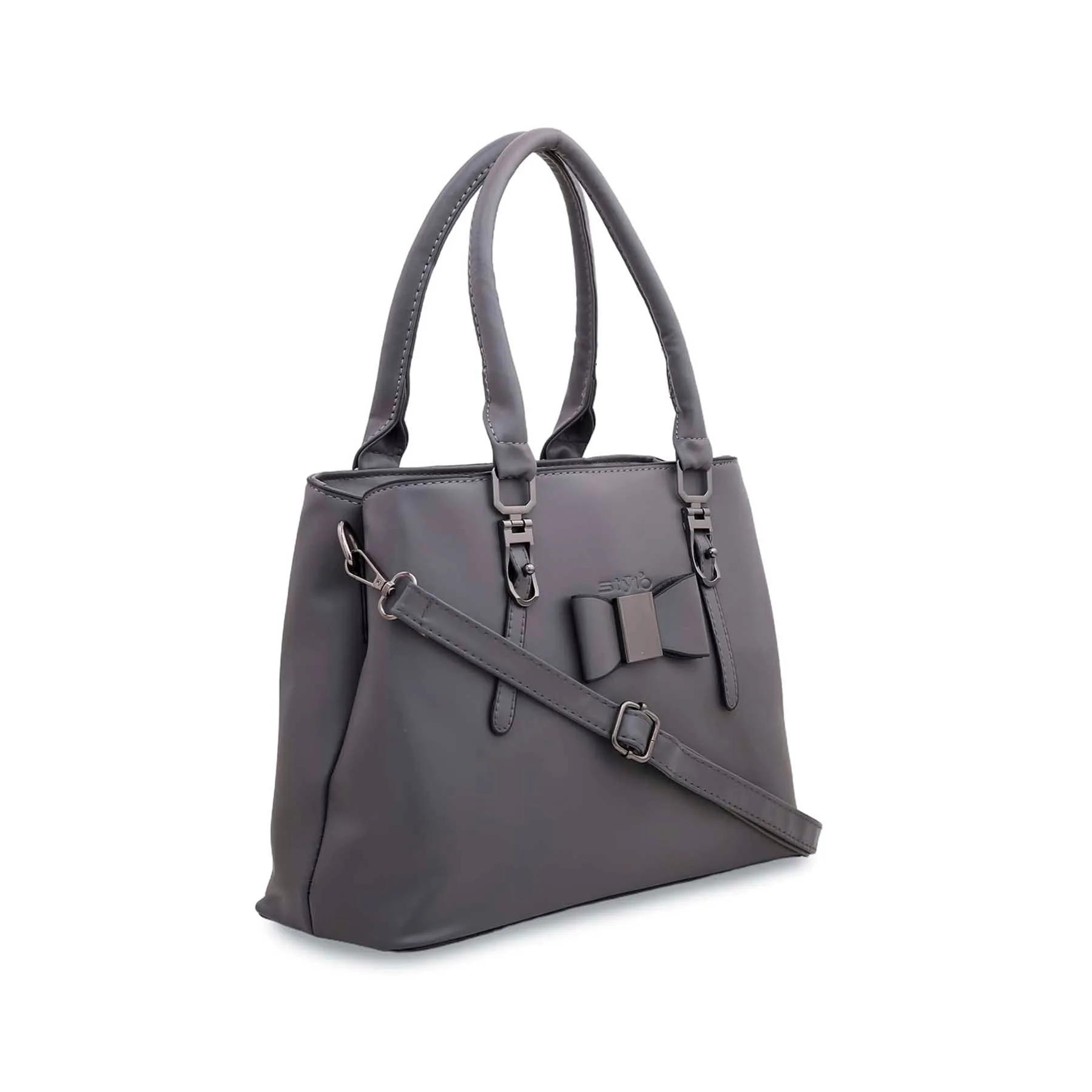 Grey Formal Hand Bag P35867