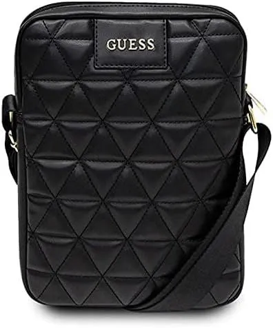 Guess Torba 10" Quilted Tablet Bag Black - GUTB10QLBK