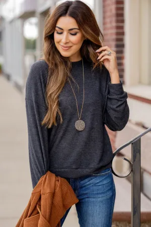 Heathered Lightweight Crewneck Sweater