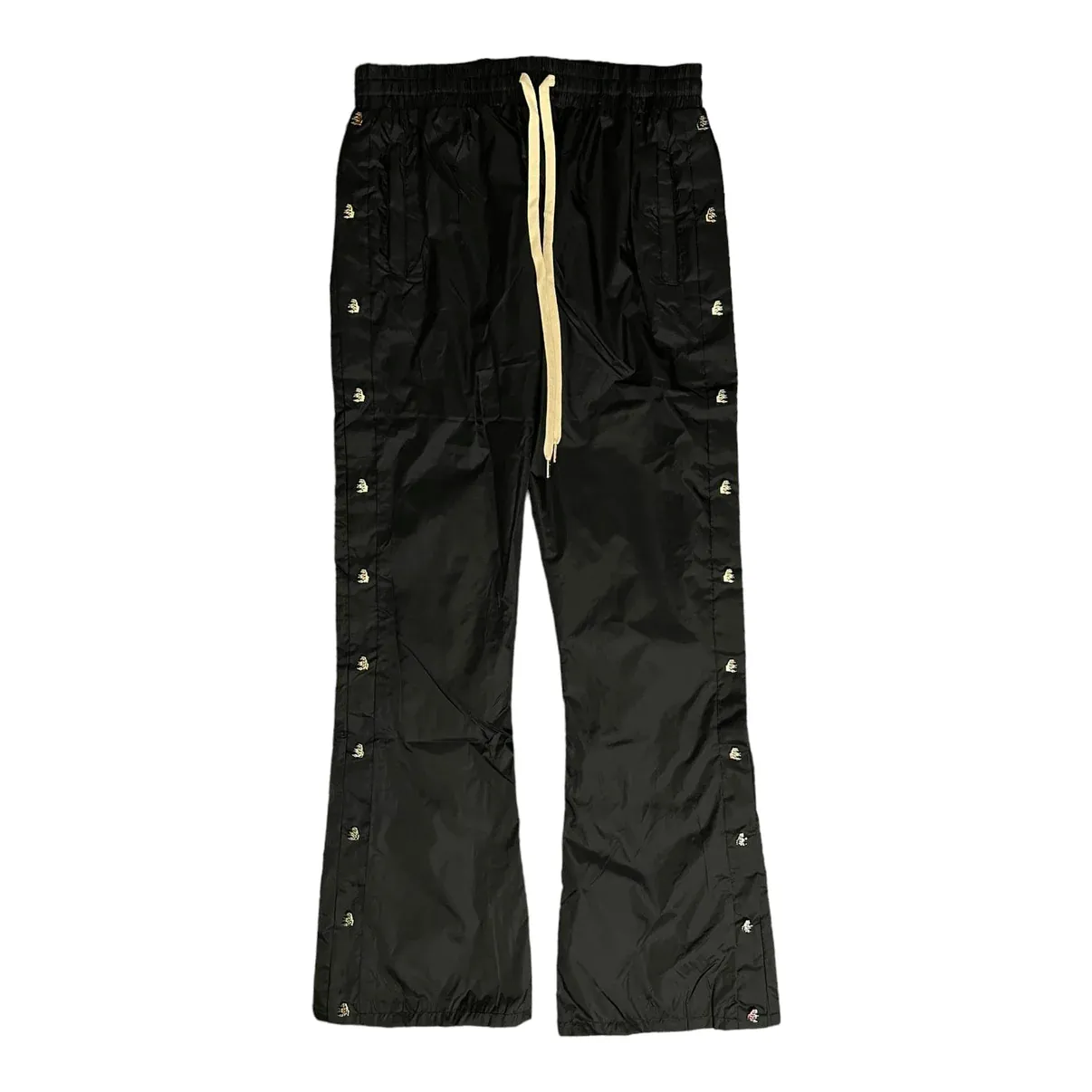 Hellstar Waxed Nylon Black Pants