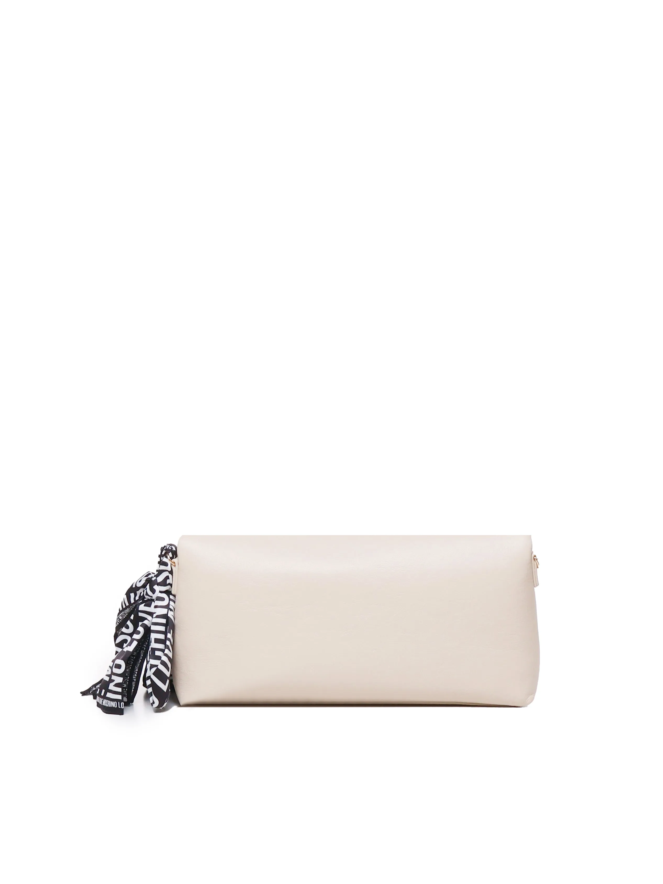 Ivory Adjustable Shoulder Bag with Scarf