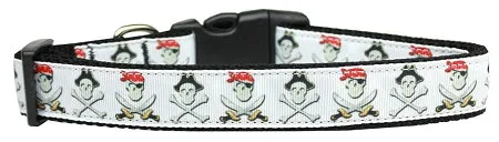 Jolly Roger Nylon Dog Collar Xs