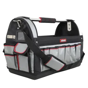 KAPAS Open Top Tool Bag,Tool Carrier Equipped with Internal Structure and Wear-Resisting Base for Tool Storage (20-Inch)