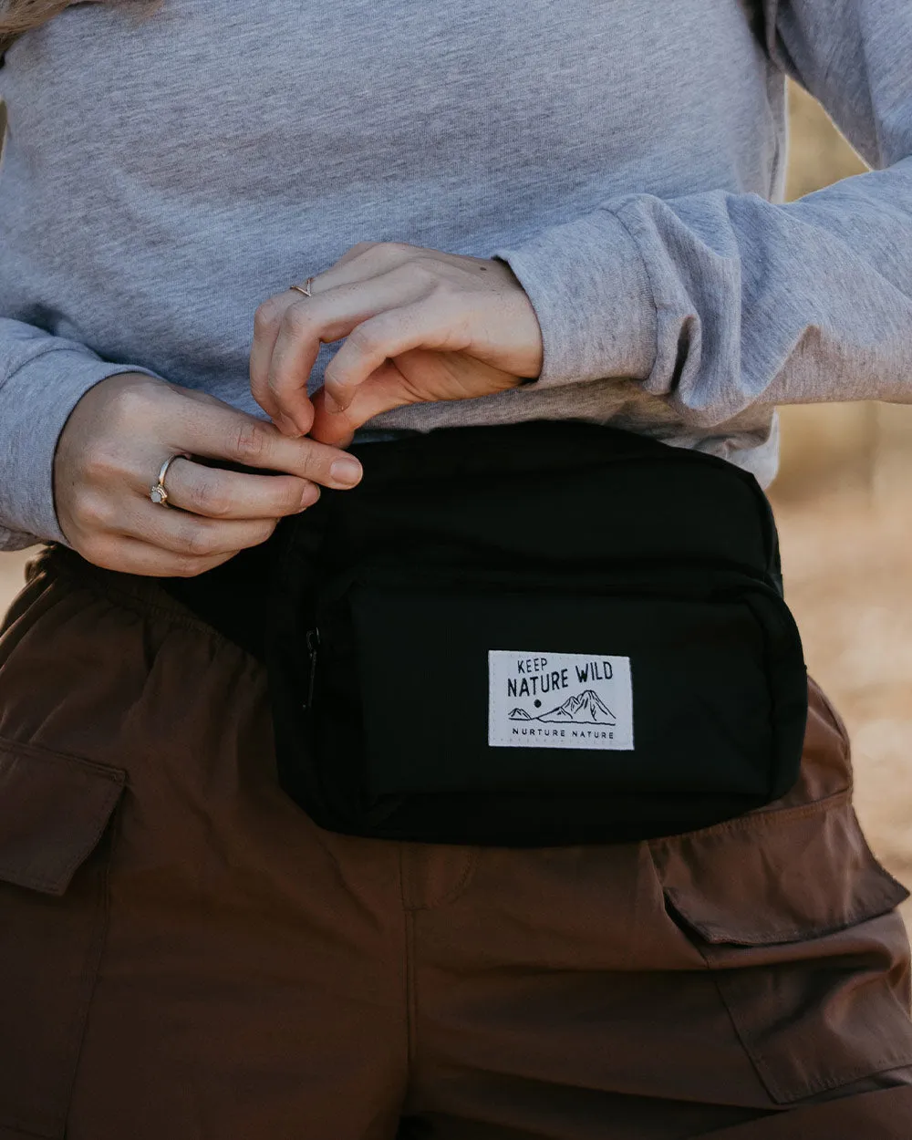 Keep Nature Wild KNW Recycled Fanny Pack