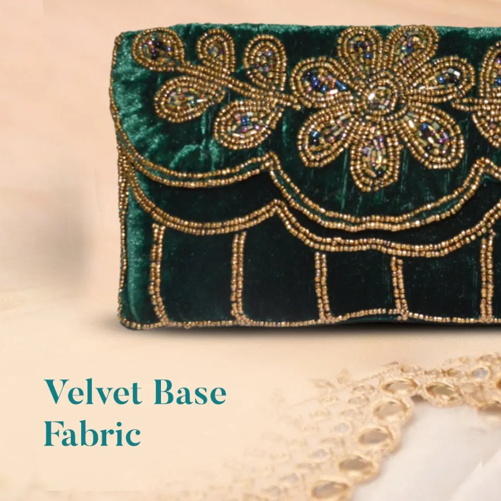 Khawaish Emerald Flap Bag