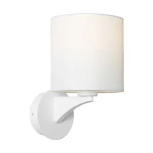 Kirsten White with White Modern Wall Light