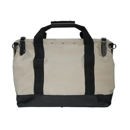 Klein Tools: Natural Canvas Tool Bag, Heavy Duty, Reinforced Leather Bottom