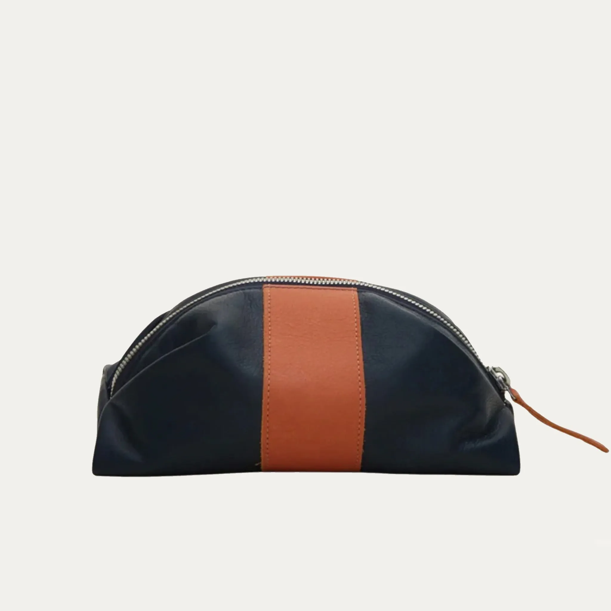 Large Travel Pouch | Navy   Orange "The Timberlake"