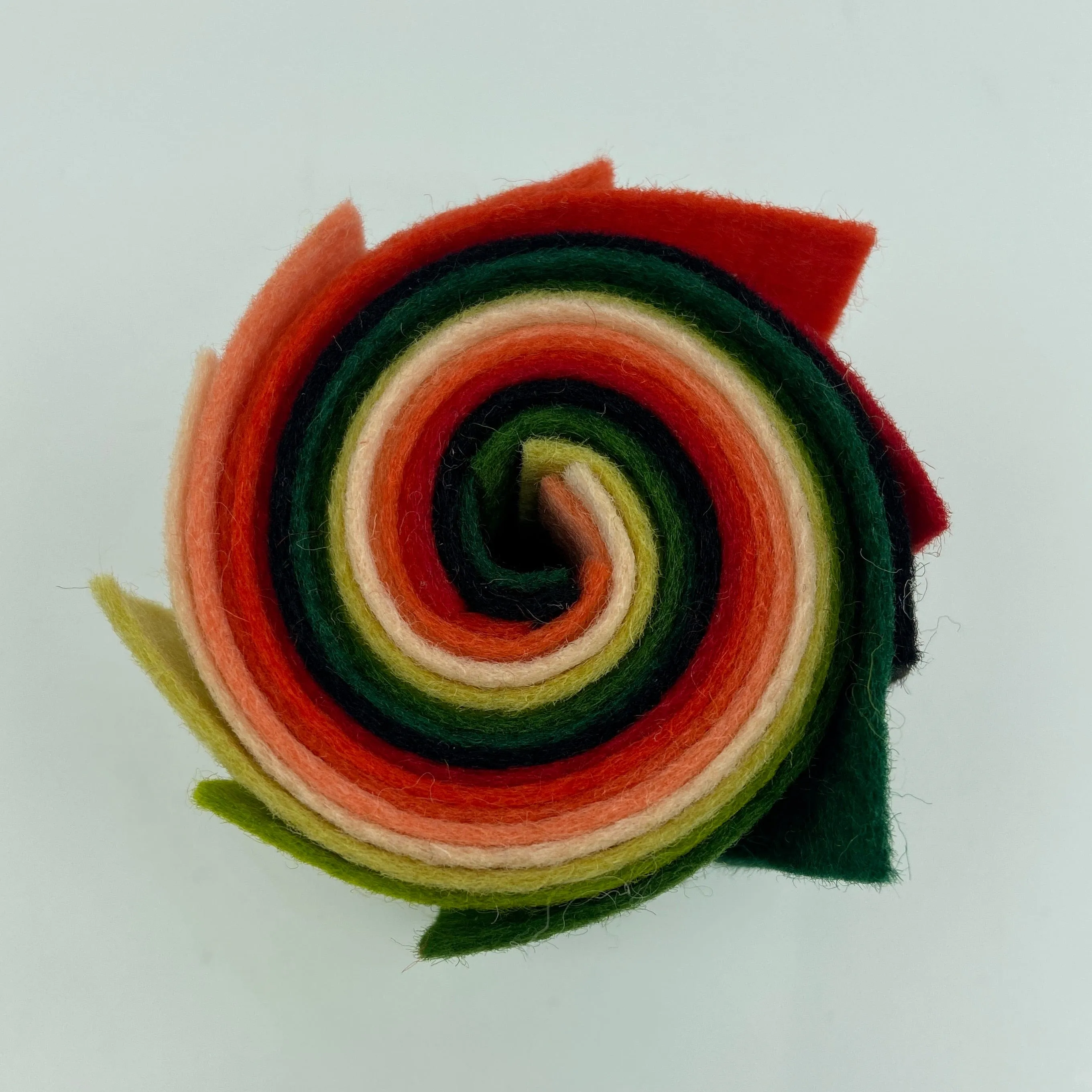 Large Wool Felt Roll - Watermelon