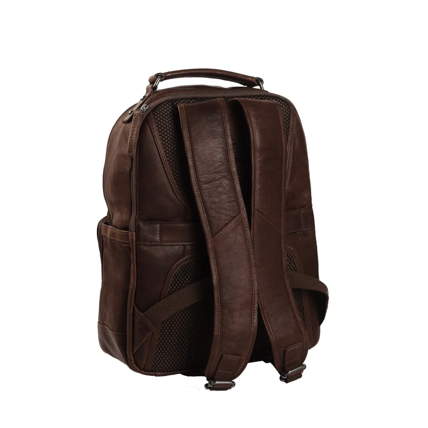 Leather Backpack Brown Austin