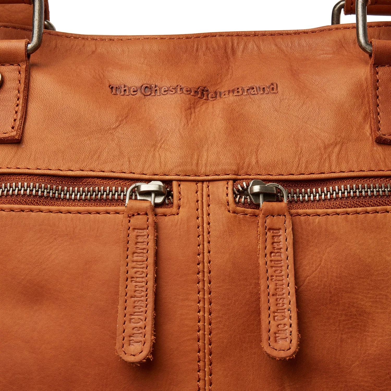 Leather Shopper Cognac Rome