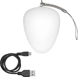 LED HANDBAG LIGHT RECHARGEABLE OVAL WITH IR SENSOR -WHITE