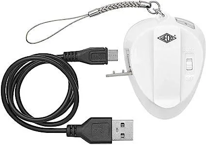 LED HANDBAG LIGHT RECHARGEABLE OVAL WITH IR SENSOR -WHITE