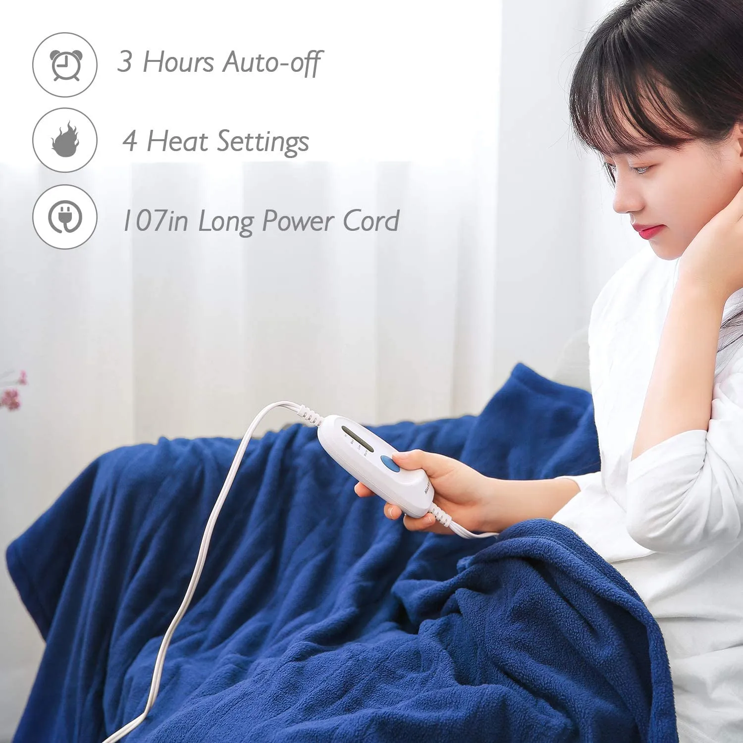 Lightweight Electric Heated Blanket