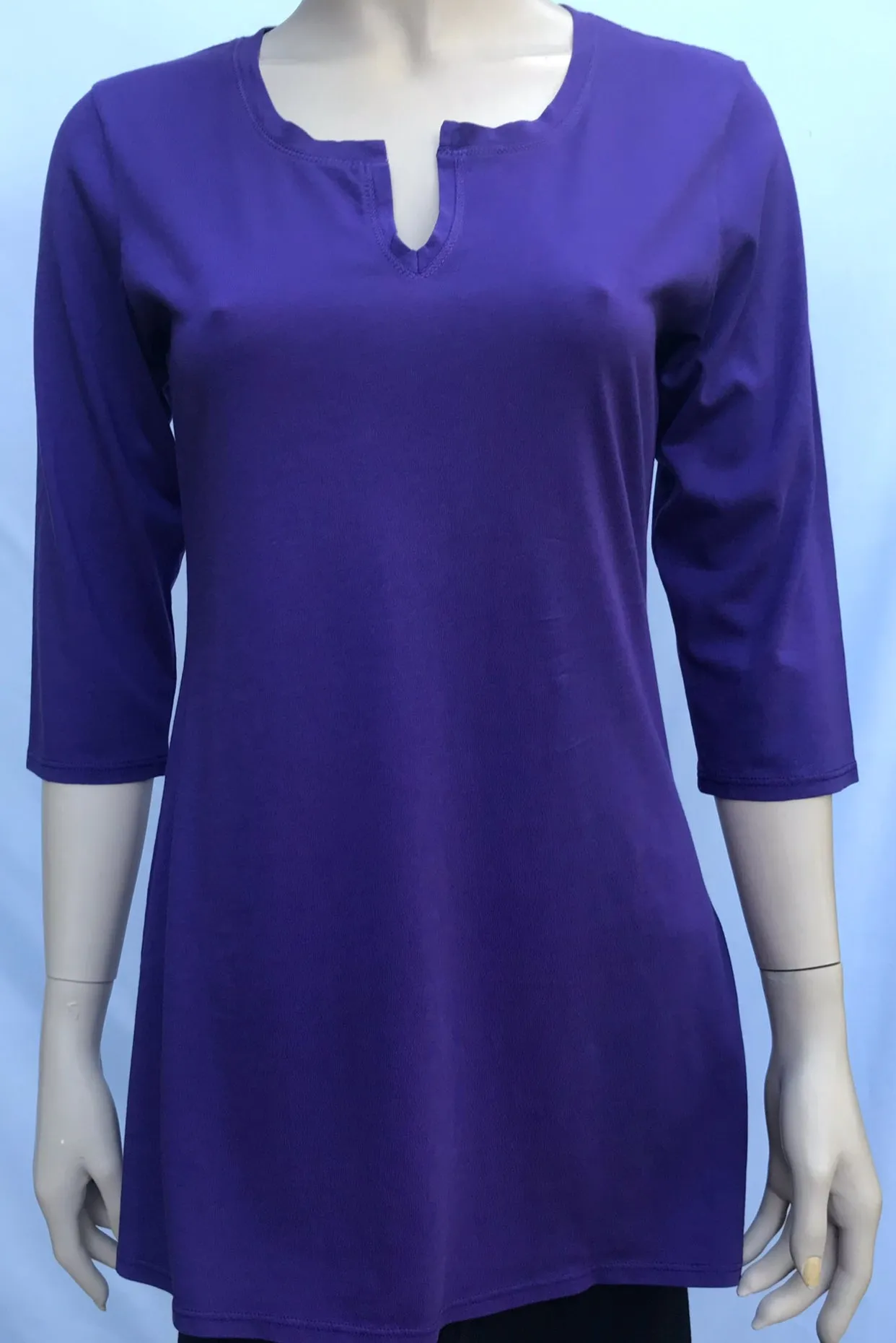 Lightweight Jersey Tunic - Pansy