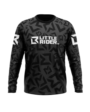 Little Rider Co 'Classic' Jersey - STEALTH Long or Short Sleeve