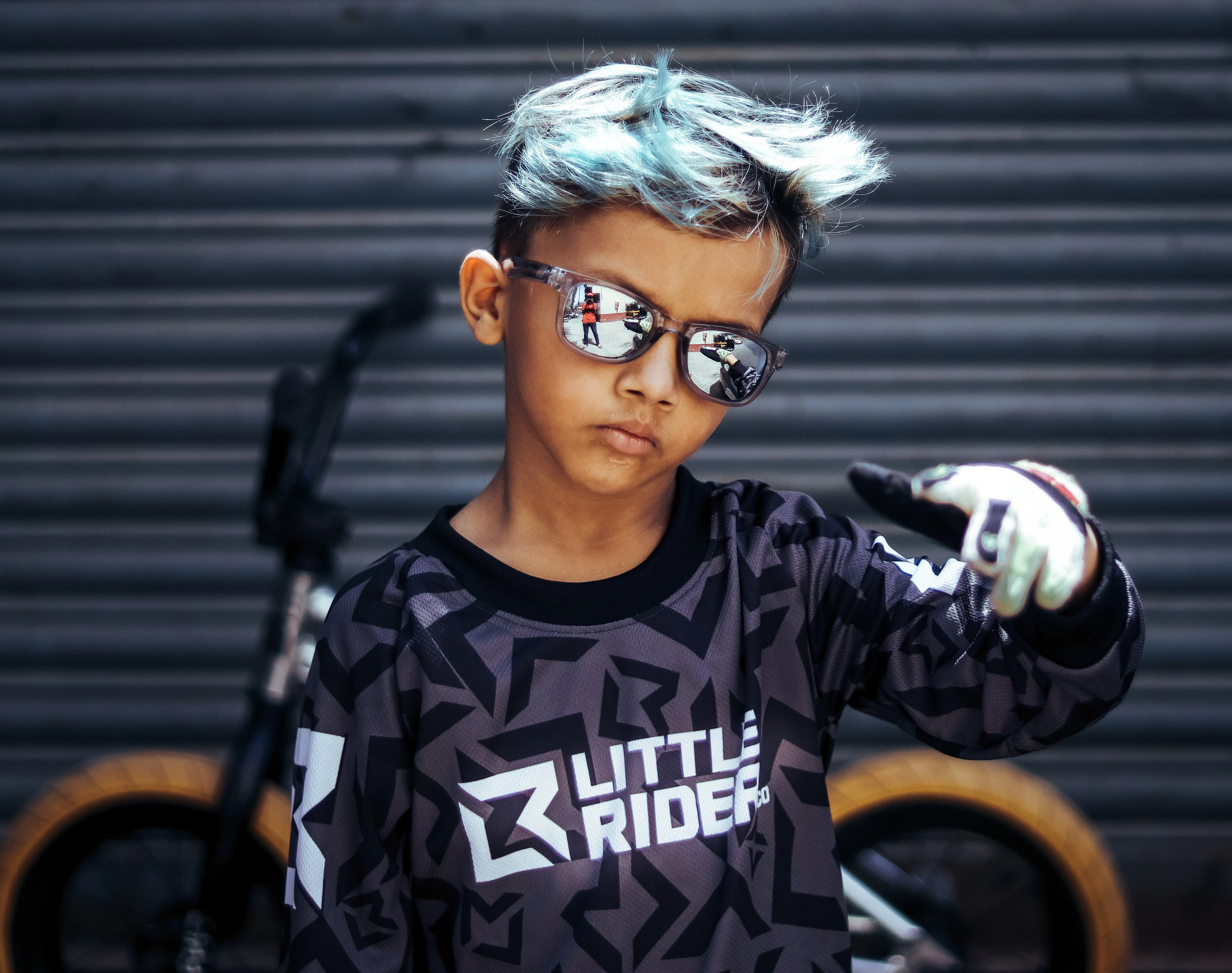 Little Rider Co 'Classic' Jersey - STEALTH Long or Short Sleeve