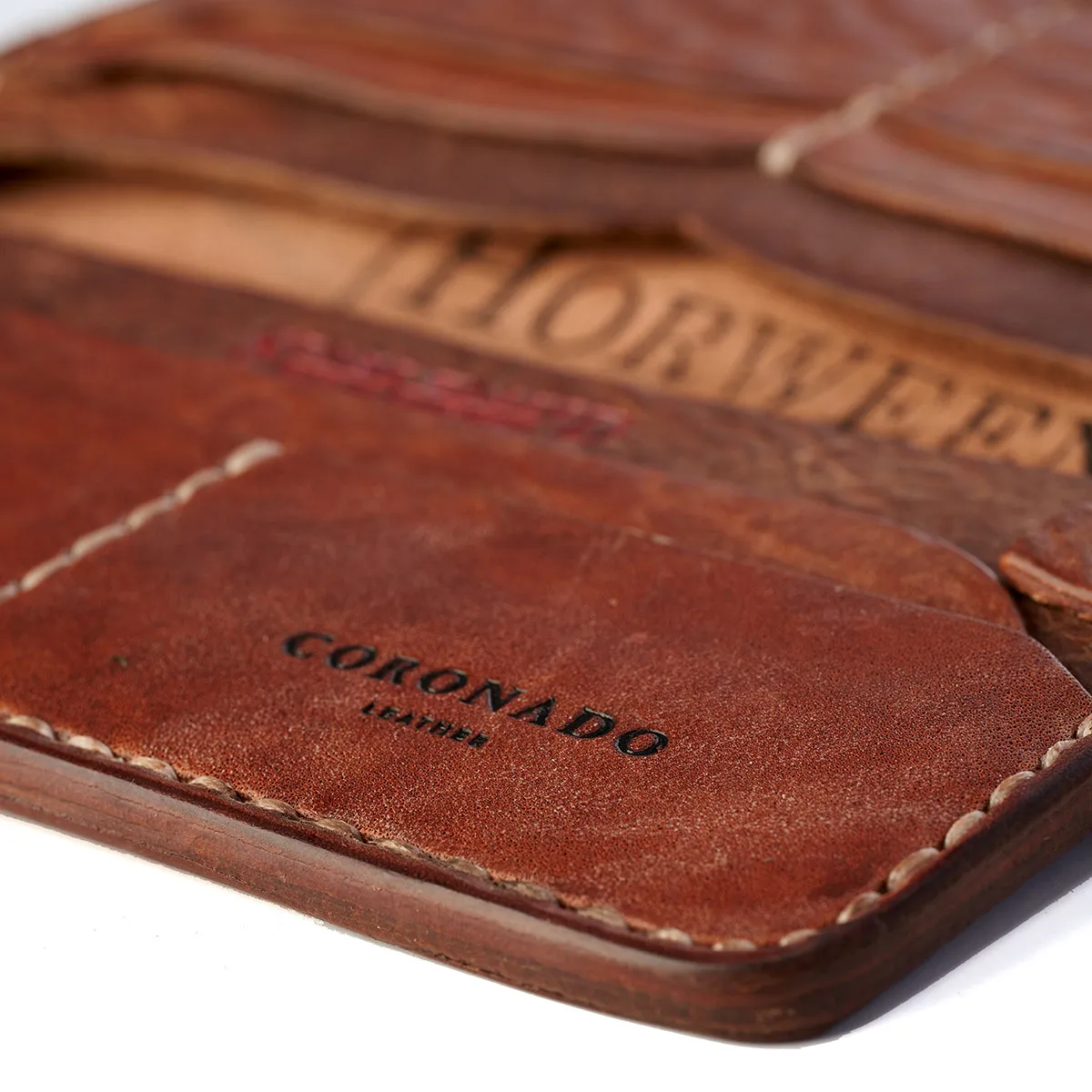 Long Vintage Stone-Washed Wallet